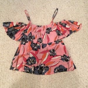 Billabong off shoulder gauzy top